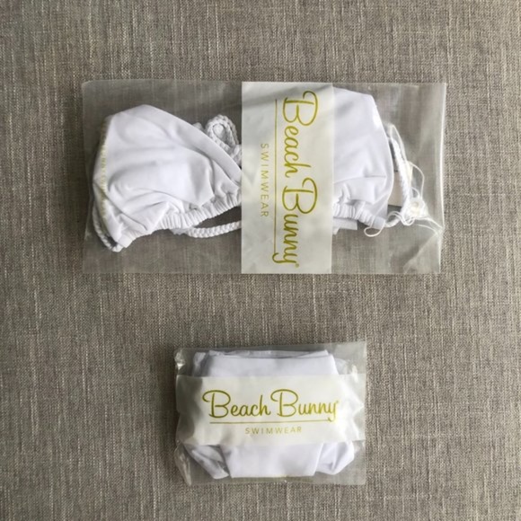 Beach Bunny Nadia Triangle Top + Nadia Bottom (size L) NWT - Picture 4 of 9